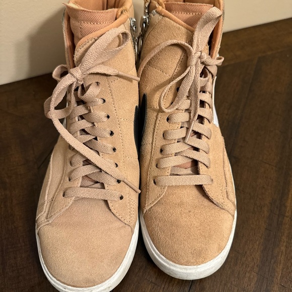 Nike Women Blazer Mid Rebel Bio Beige Summit White Black Size 8.5‎  (BQ4022-200) - Picture 6 of 8